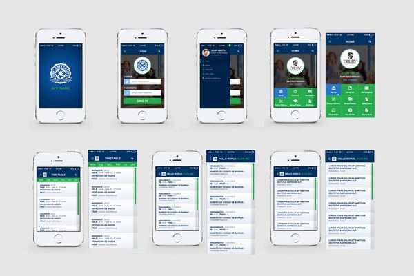 Drury University App app design