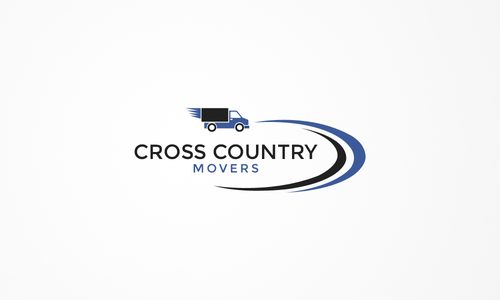 Cross Country Movers logo design