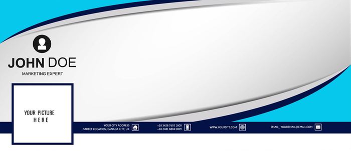 John Doe Marketing Cover social media design